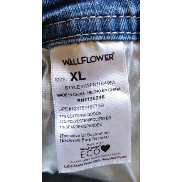 Wallflower Bib Shorts Womens XL Stretch Roll Cuff Adjustable Straps - Picture 3 of 16